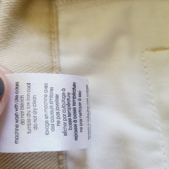 NWOT WEWOREWHAT utility pants in tan color - Picture 11 of 11